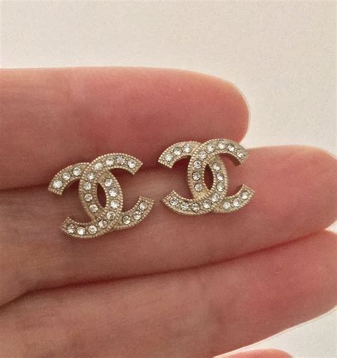 chanel earrings cc australia|small chanel inspired earrings.